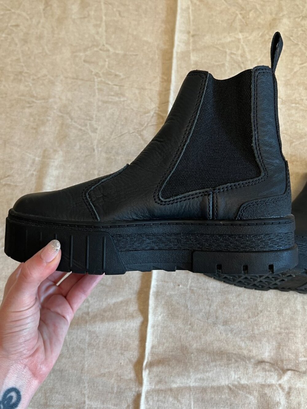 Puma black chelsea boots - Picture 3 of 8